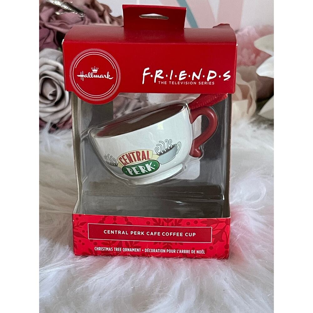 Hallmark FRIENDS Central Perk Cafe Coffee Cup Christmas Tree Ornament Brand New